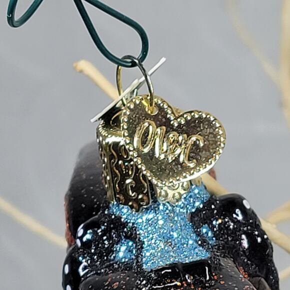 Old World Christmas Monarch Butterfly Ornament Glass Dark Halloween Witchy Decor - Picture 13 of 15